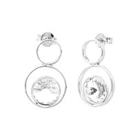 Orecchini Bysimon Donna Luminosa in Argento Cristallo 1103308 - 1103308